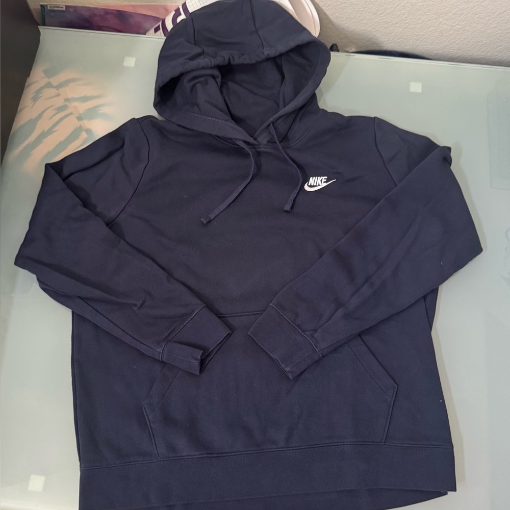 Nike Men's Dark Blue Hoodie